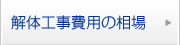 解体工事費用の相場